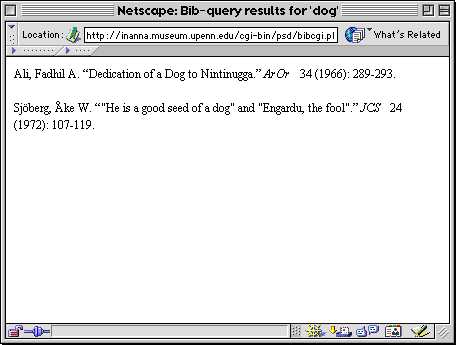 Bibliographical items with the word 'dog'.